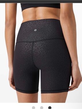 Lululemon Align Short *6" Formulate Emboss Black